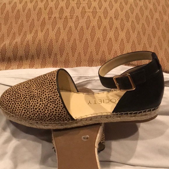 Sole Society Shoes - Sole Society Calf-hair Espadrilles